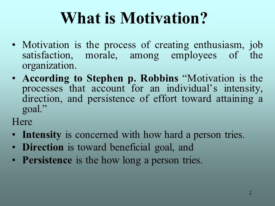 What 2024 is motivation
